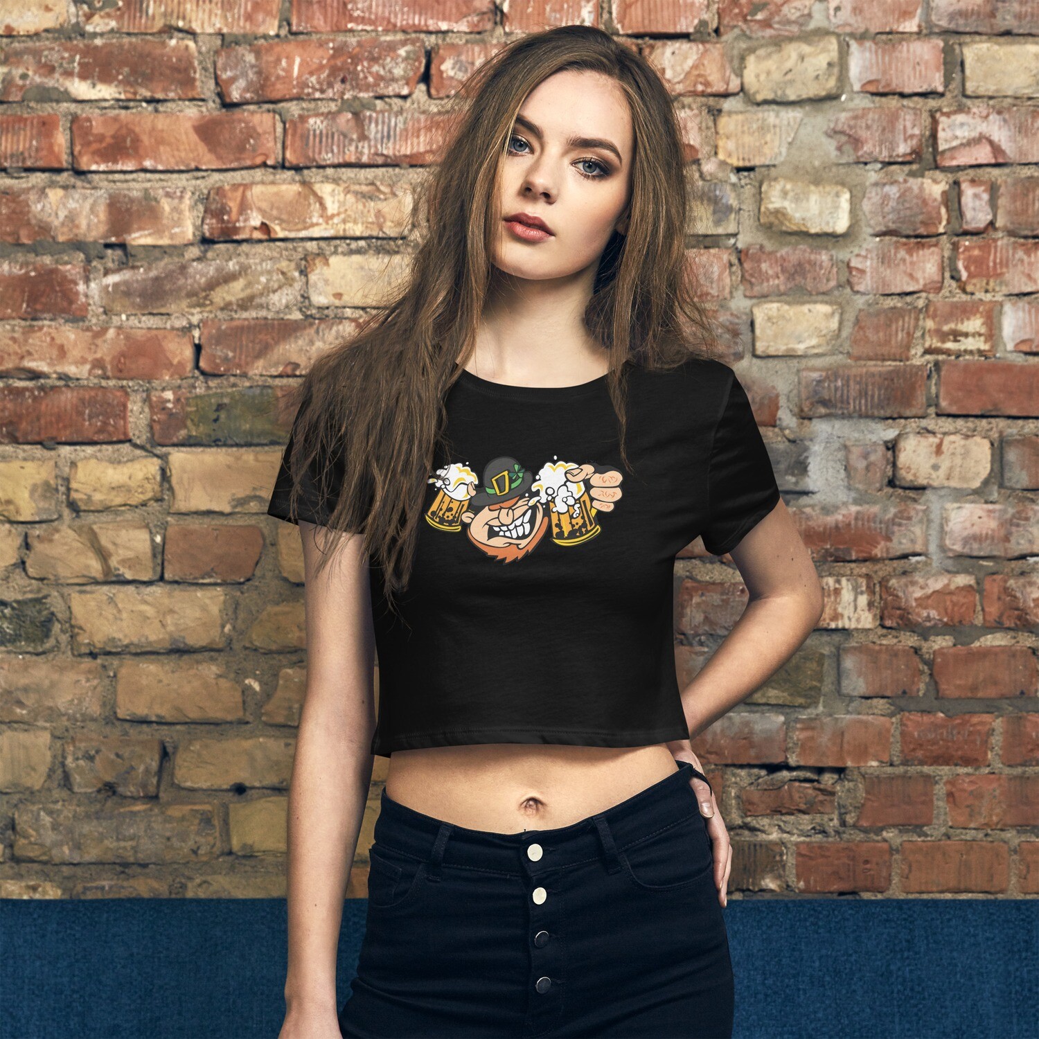'Leprechaun' Women’s Crop Tee