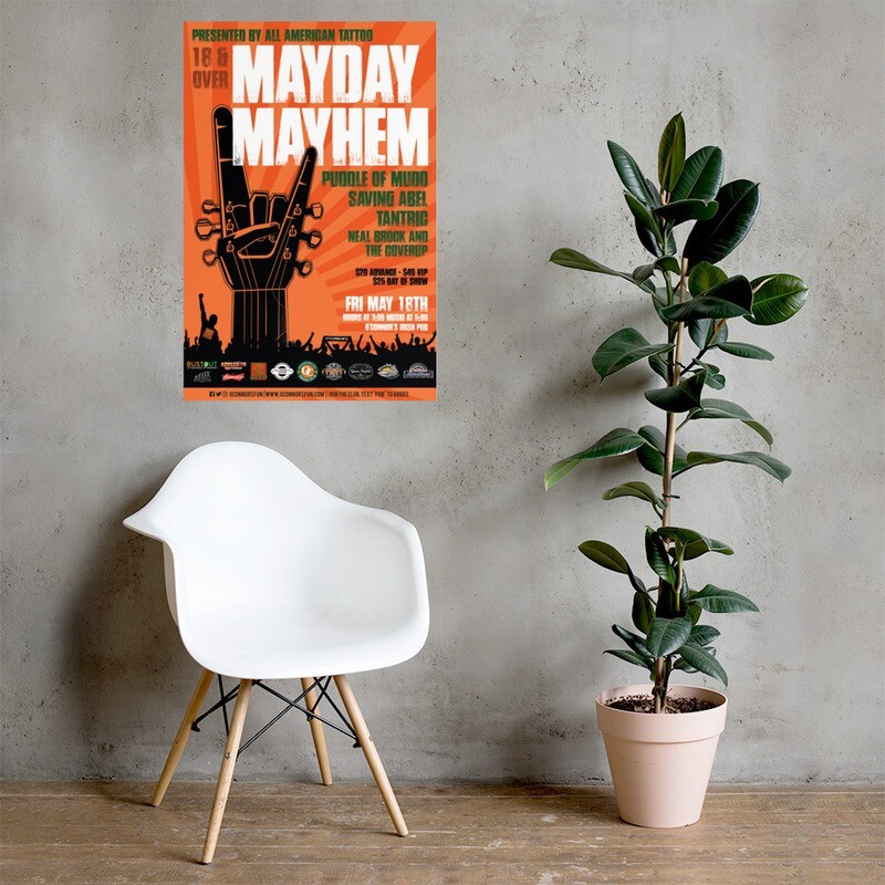 O'Connor's O'Connor's "2018 Mayday Mayhem" Poster