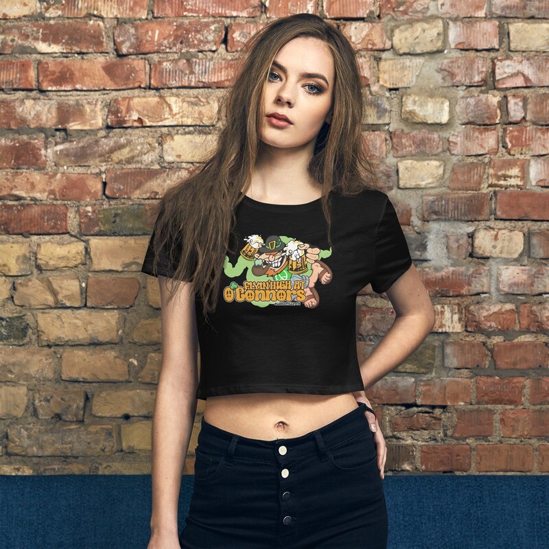 "Flyin' High Hippie" Women’s Crop Tee