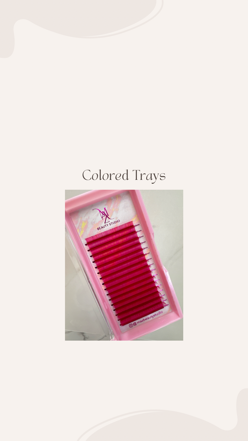 Colored Trays
