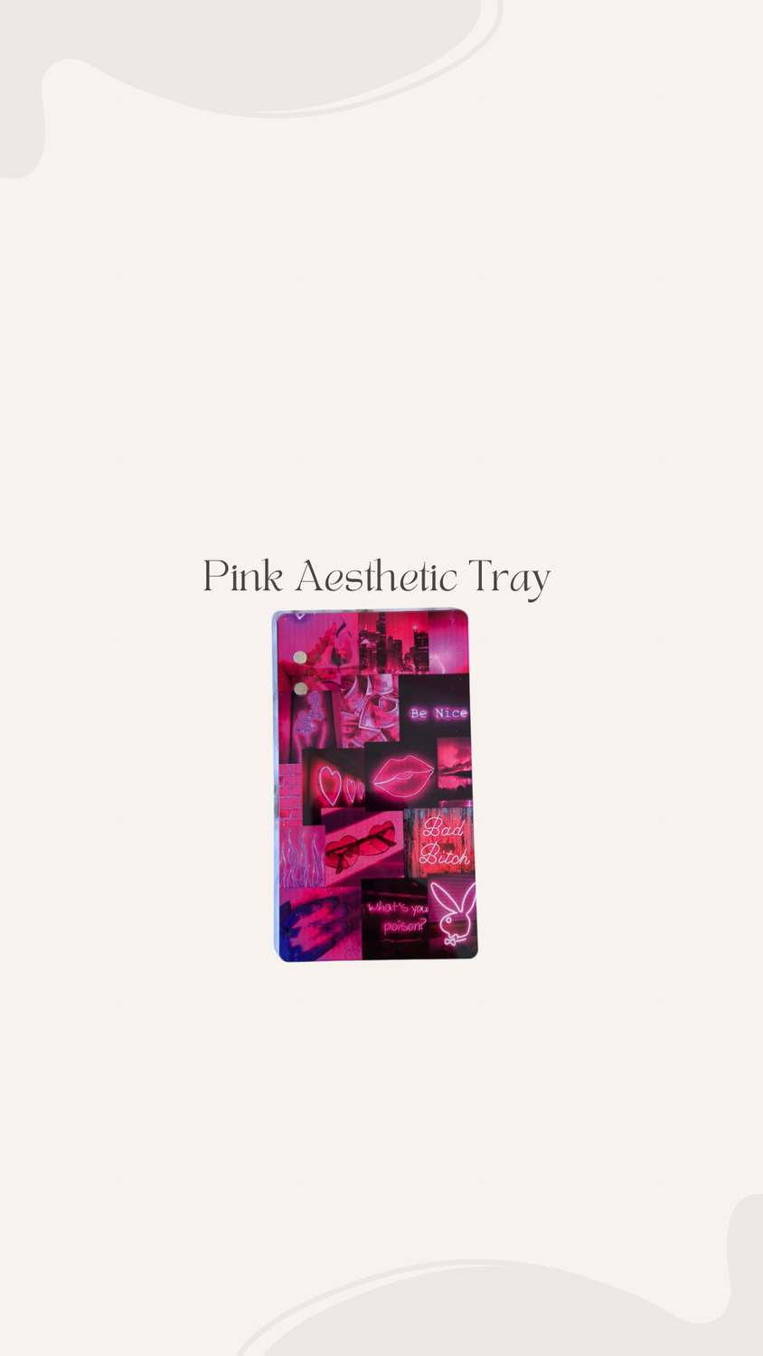 Pink Aesthetic Tray