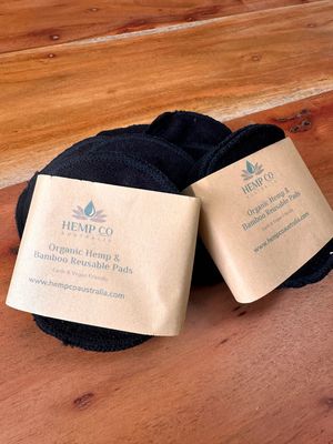 Organic Hemp &amp; Bamboo Reusable Face pads