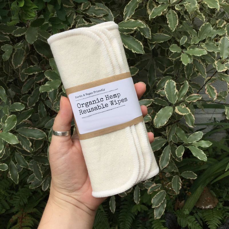 Organic Hemp Face Washers