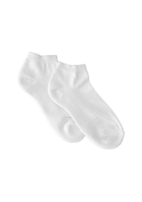 Hemp Ankle Sports Socks / White