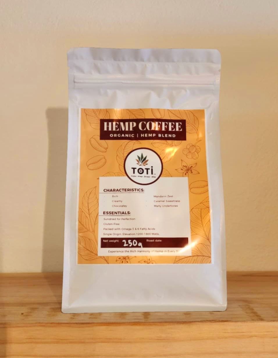 Hemp Coffee Whole Bean!, Size: 250g