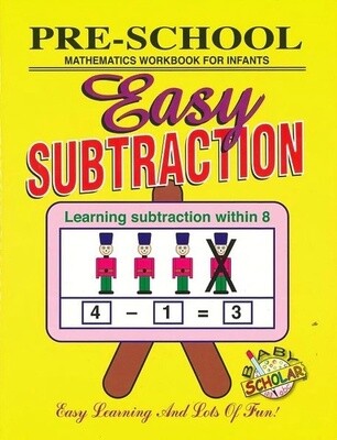 Pre-School Mathematics Workbook for Infant Easy Subtraction