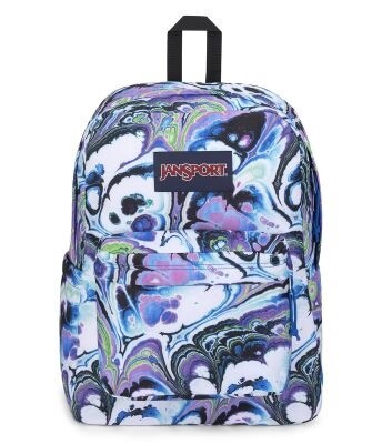 Jansport Superbreak- Marble Mood Blue Iolite