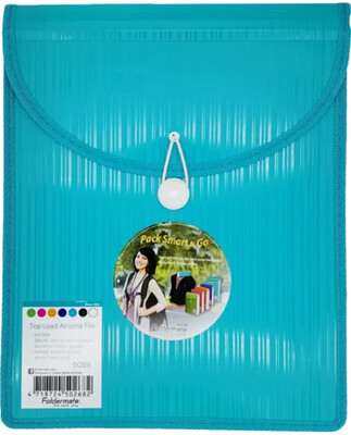 Top Load Attache File (Teal)