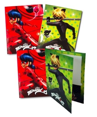 Paper Folder with Pockets  (Miraculous)