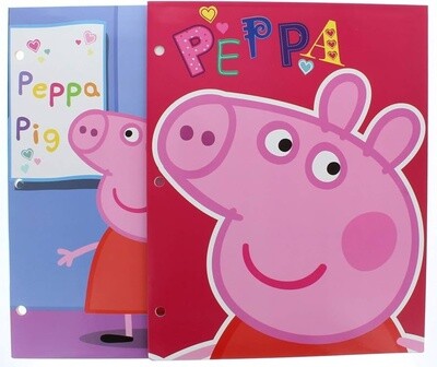 Paper Folder with Pockets (Pepper Pig)