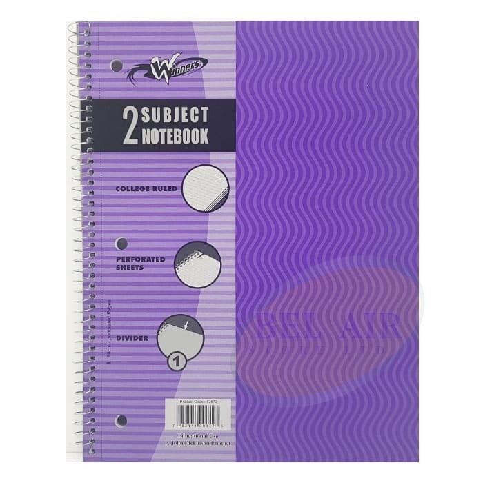 Notebook- 2 Subject (Winners)