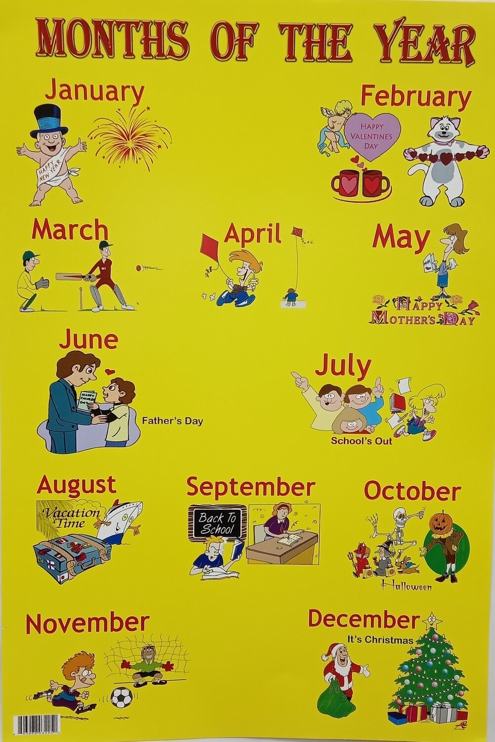 Chart- Months of the Year