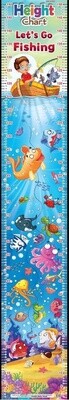 Height Chart- Let's Go Fishing