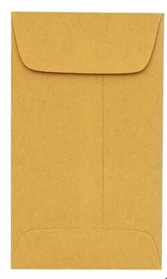 Envelope Brown (4 7/8" X 3 1/2")