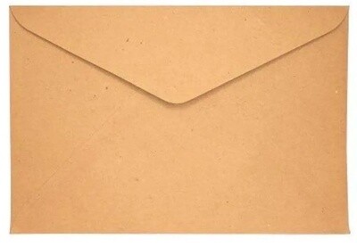 Envelope Brown (3 5/8" X 6 1/2")