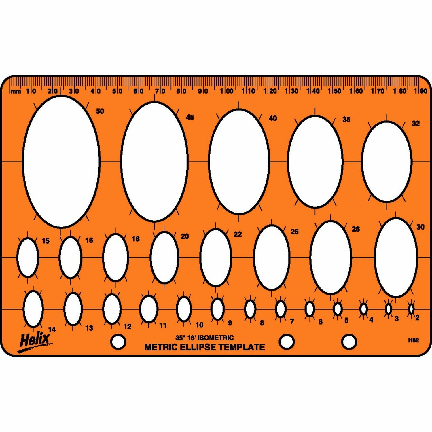 Helix Ellipse Template