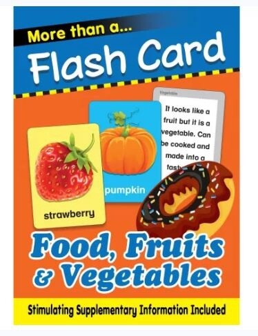 Flash Cards- Food, Fruits and Vegetables