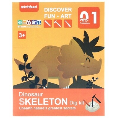 Dinosaur Skeleton Dig Kit- Triceratops
