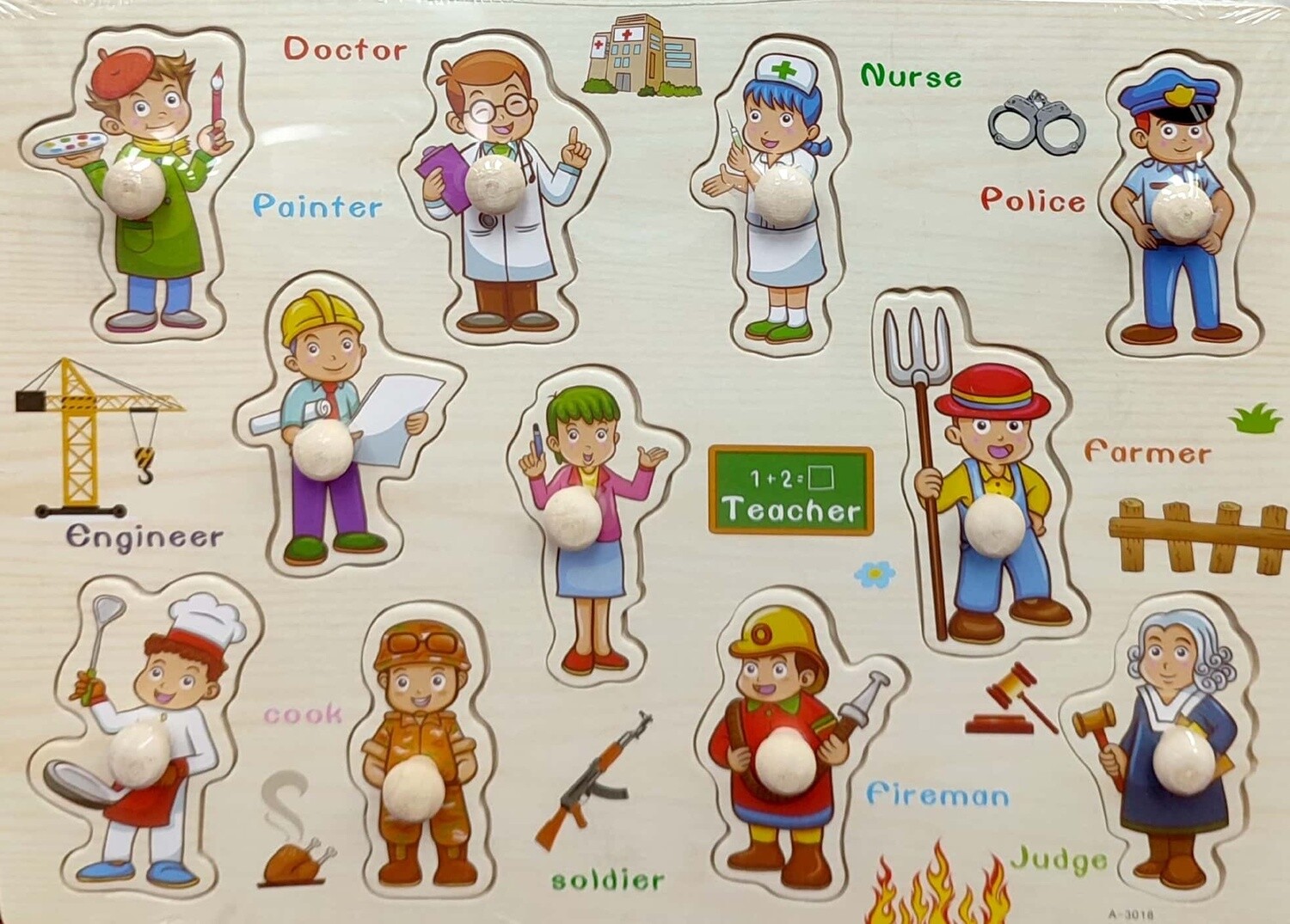 Wooden Puzzle Occupation