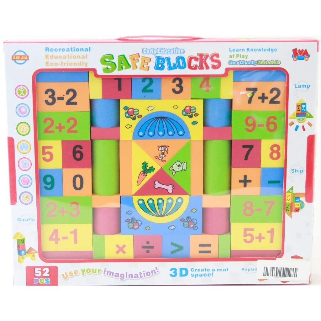 Safe Blocks Ages 3+ (52 pcs)