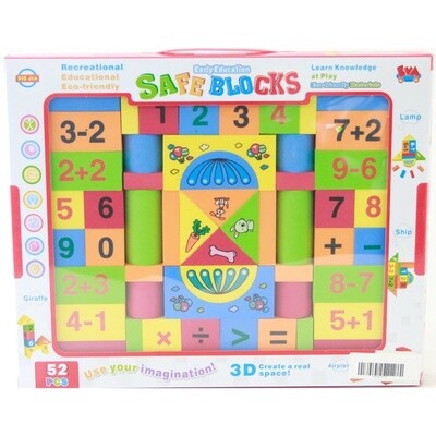 Safe Blocks Ages 3+ (52 pcs)