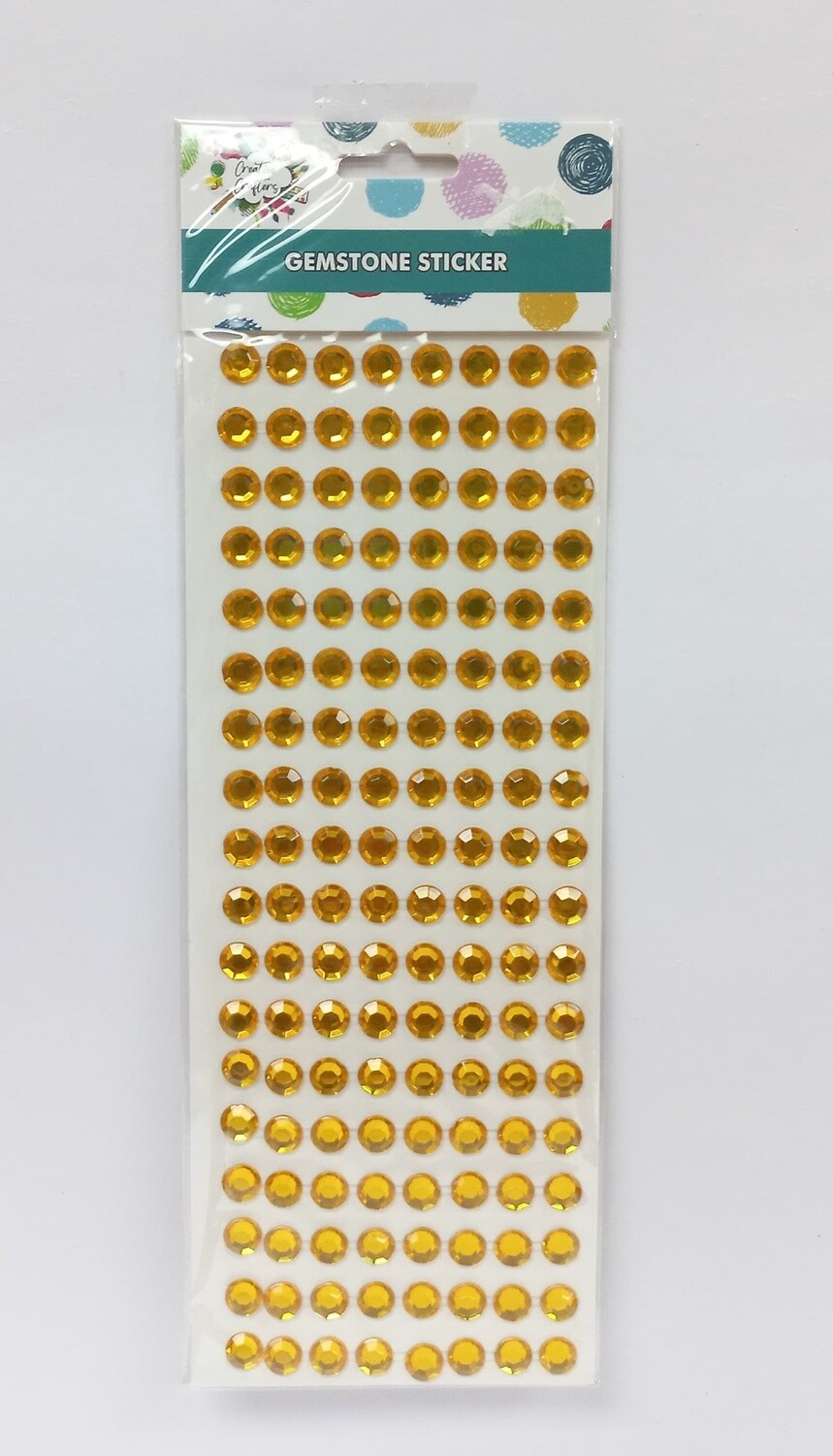 Gemstone Adhesive Stickers- Circles