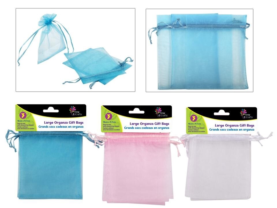 Organza Gift Bags (Lg)