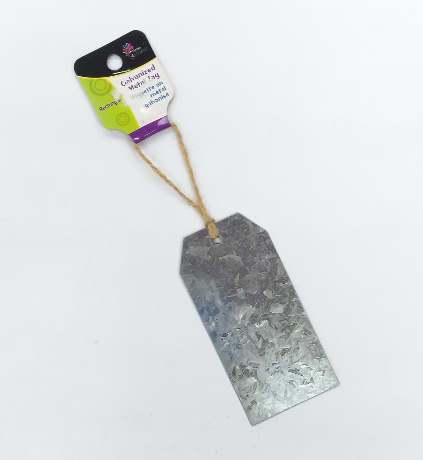 Galvanized Tag (Rectangle)