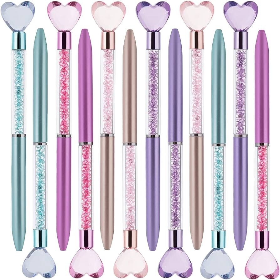Rhinestone Heart Pen