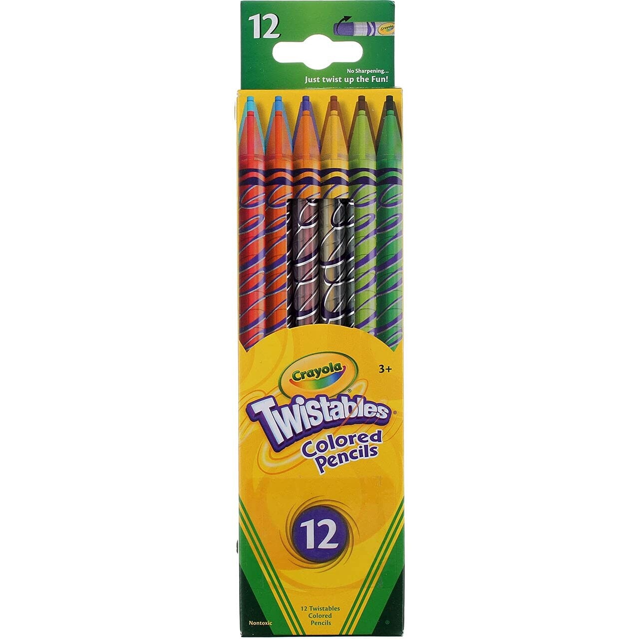 Crayola Twistable Colour Pencils 12pcs