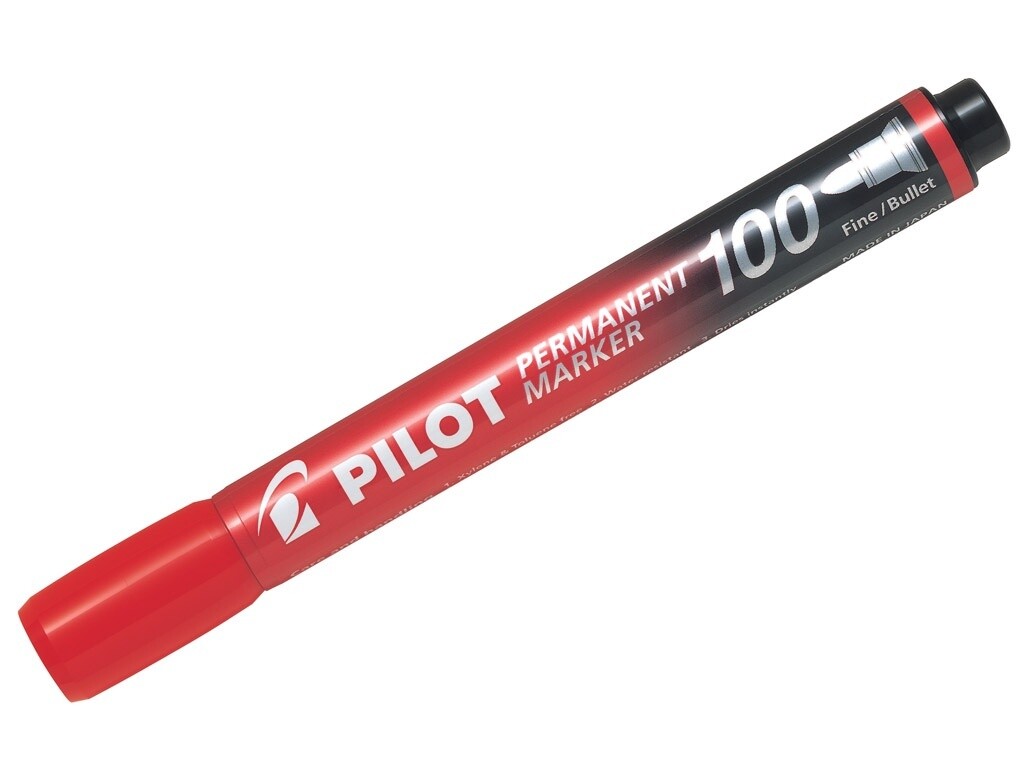 Permanent Marker- Red (Bullet Tip)