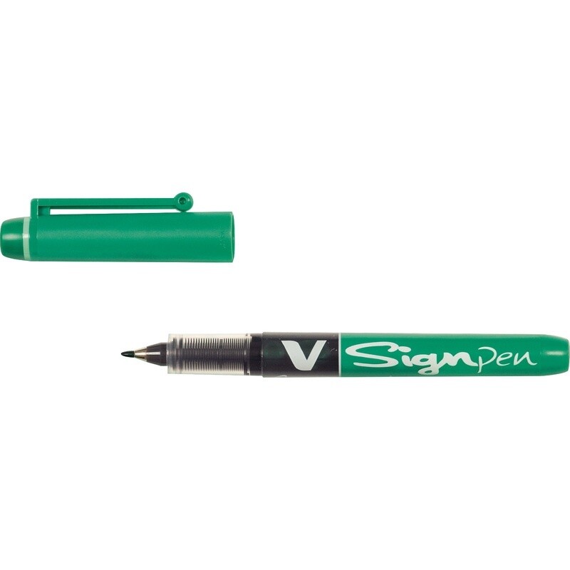 V Sign Pen (Green)