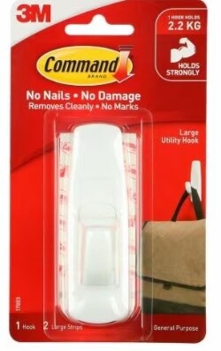Command Hooks White 5lb- 1pc Command Hooks White 5lb- 1pc