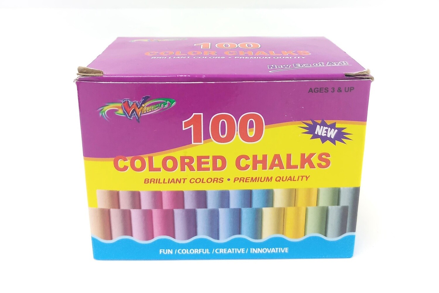 Coloured Chalk 100's