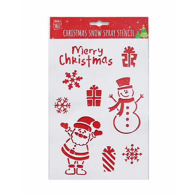 Christmas Snow Spray Stencil