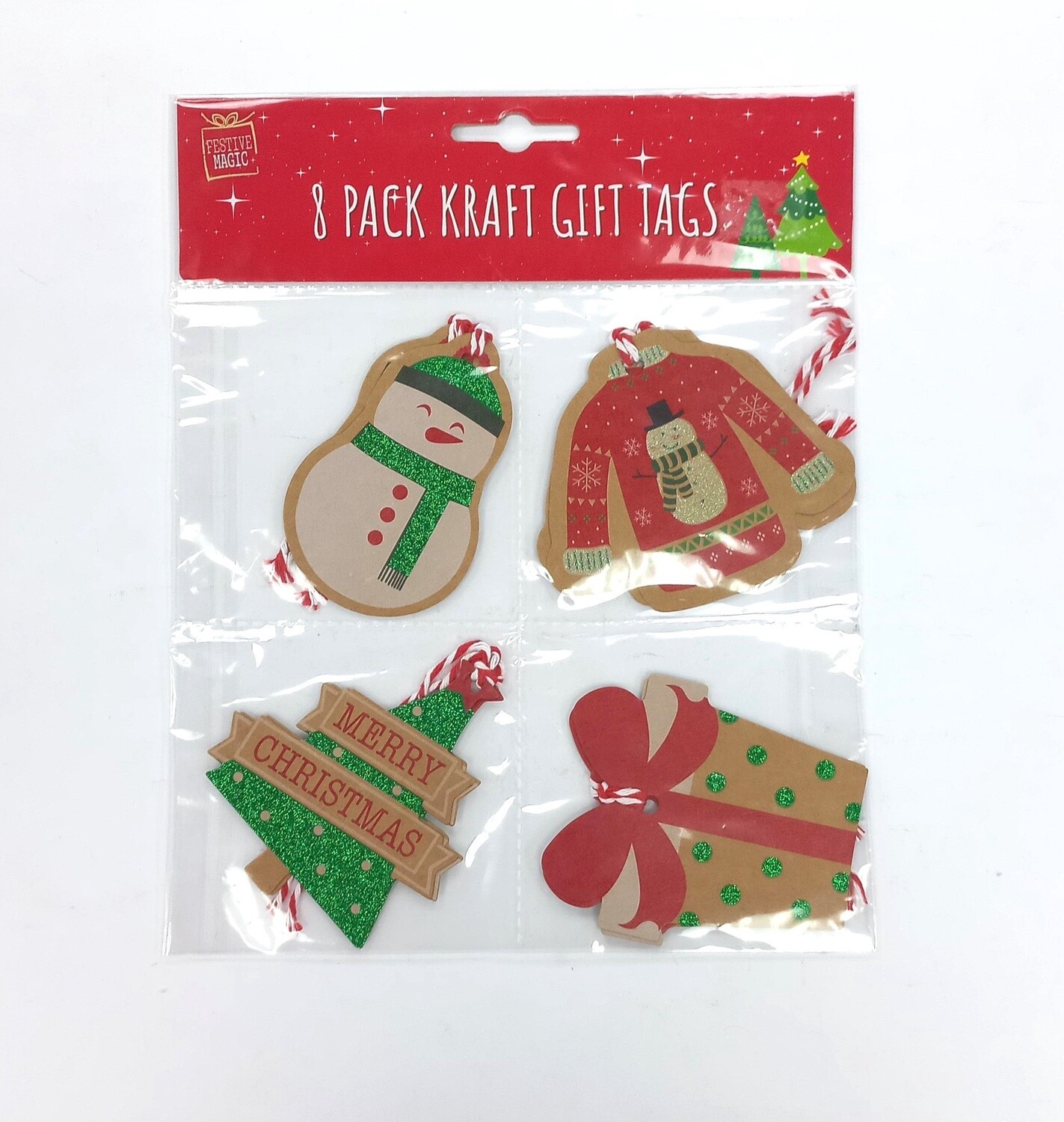 Christmas Gift Tags 8pcs