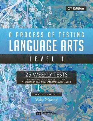 A Process of Testing Language Arts Level 1