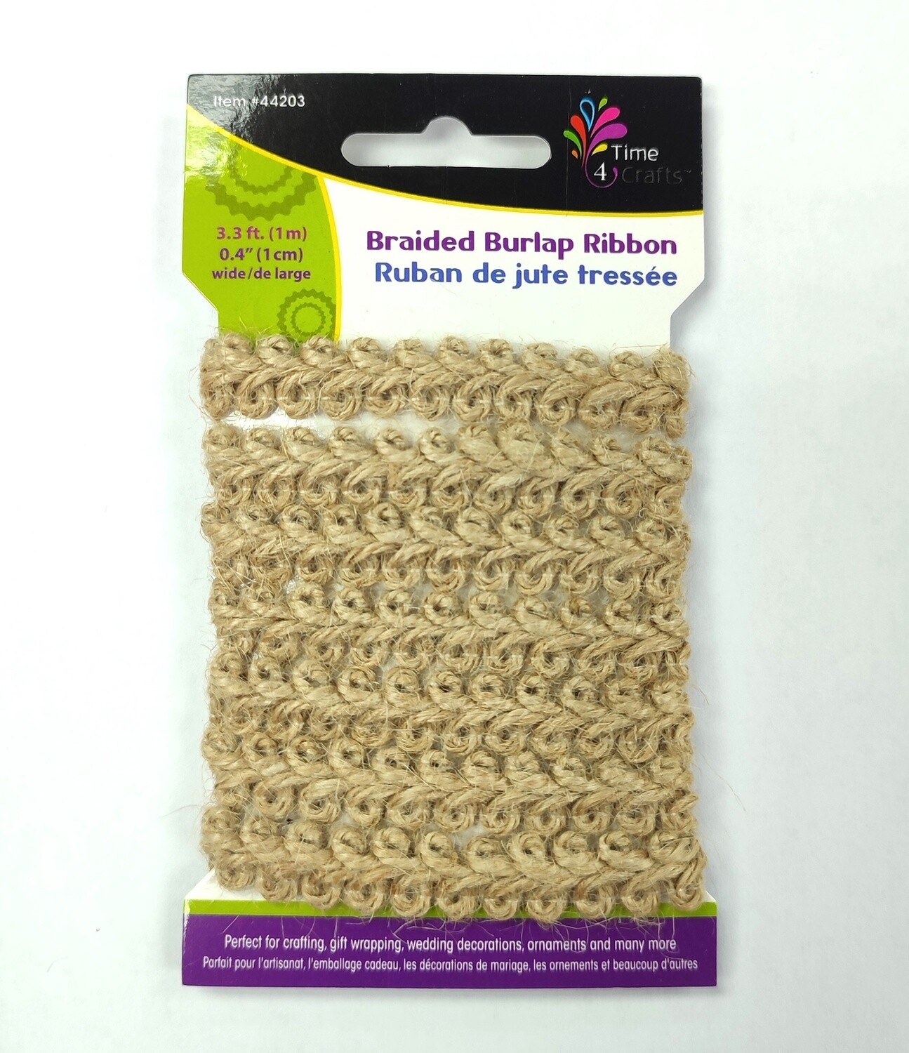 Braided Burlap Ribbon
