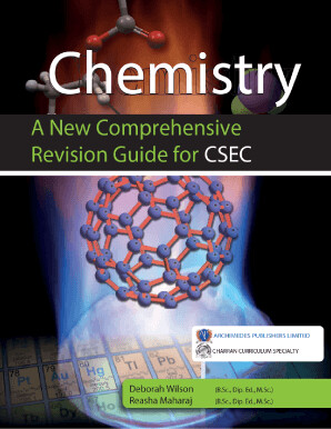 Chemistry - A New Comprehensive Revision Guide for CSEC