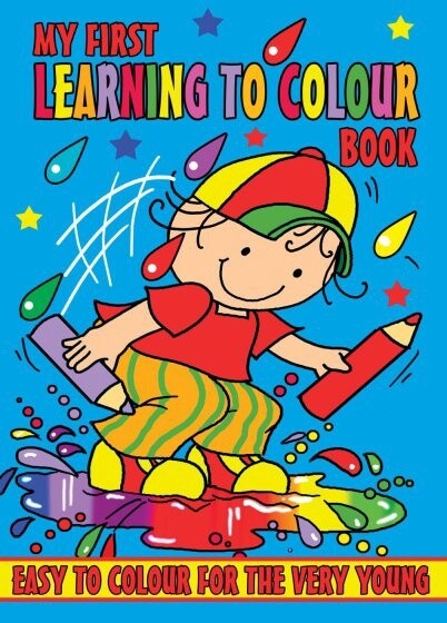 My First Learning to Colouring Book