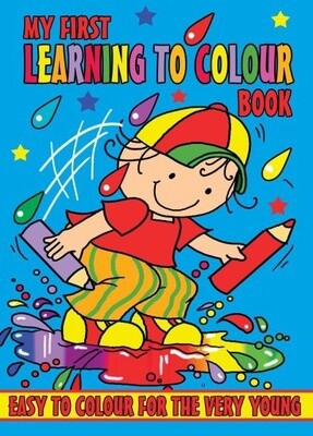 My First Learning to Colouring Book