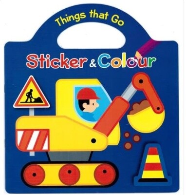 Sticker and Colour- Things that Go Book 2
