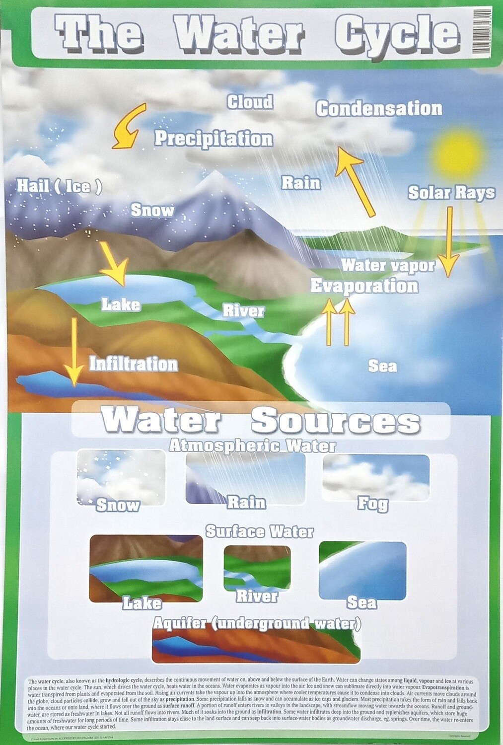 Chart- The Water Cycle Chart- The Water Cycle