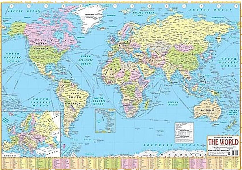 Chart- The World Political Map Chart- The World Political Map