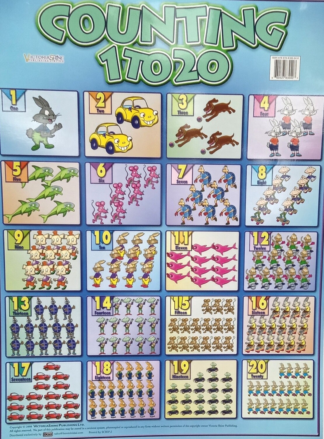 Chart- Counting 1 to 20