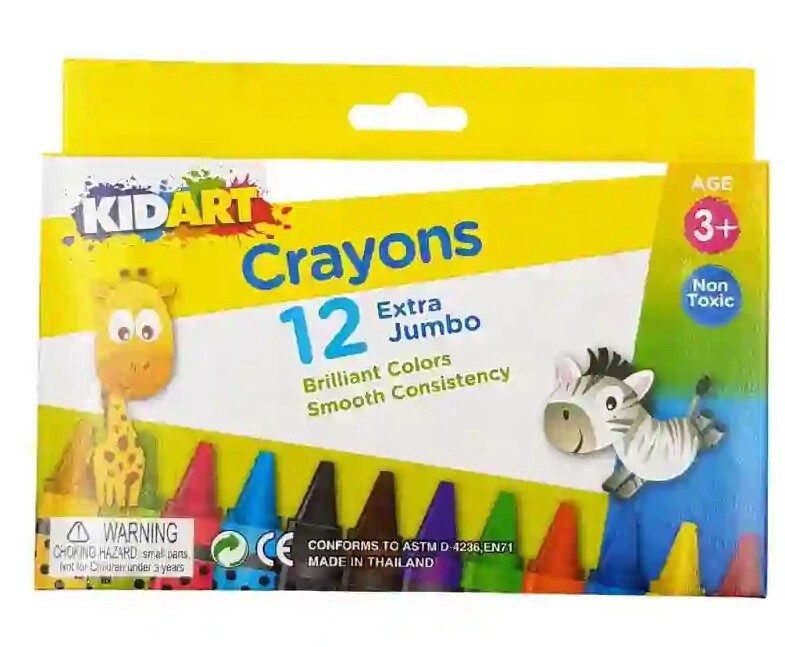 Crayons 12's Jumbo (Kid Art) Crayons 12's Jumbo (Kid Art)