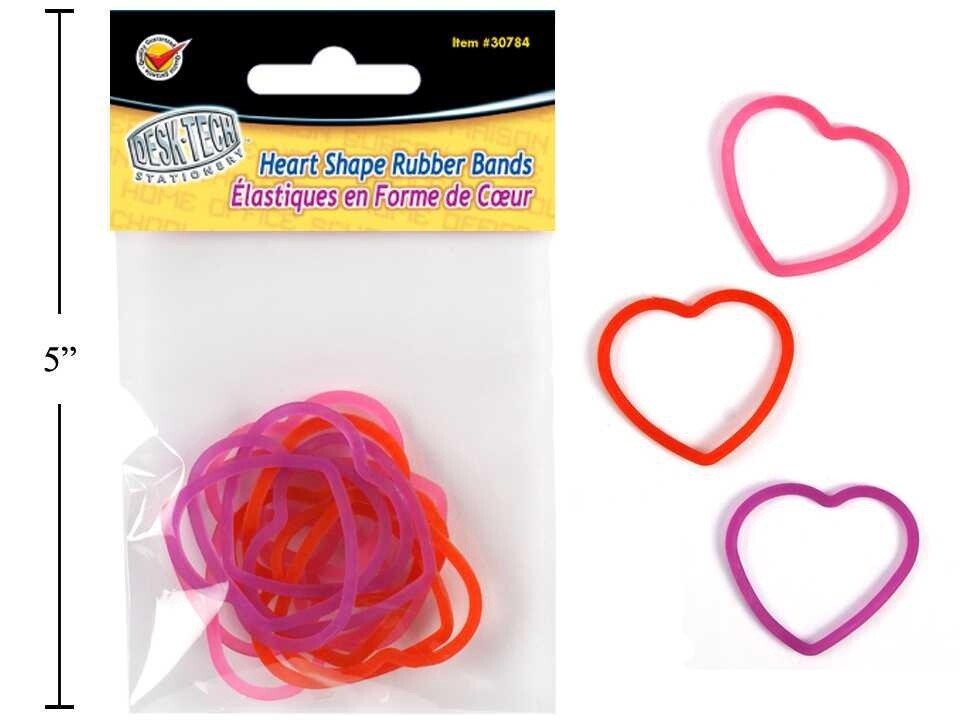 Heart Shape Rubber Bands