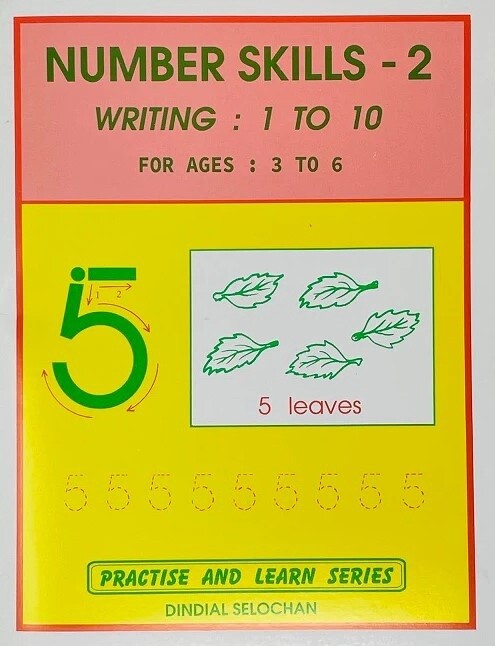 Number Skills 2- Writing 1 to 10 for Ages 3 to 6 Practice and Learn Series