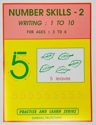 Number Skills 2- Writing 1 to 10 for Ages 3 to 6 Practice and Learn Series