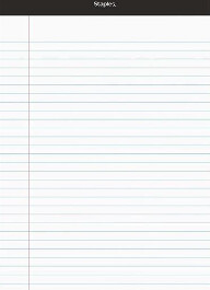 Notepad 8" X 14" (White)